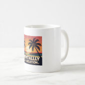 Mug Mental on Vacation Rétro Summer Tee (Devant droit)