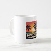 Mug Mental on Vacation Rétro Summer Tee (Devant gauche)