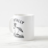 Mug Mentalement en vacances (Devant gauche)