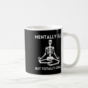 Mug Mentalement Mal Mais Totalement Chill Halloween Sq