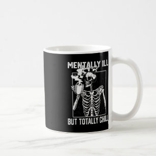 Mug Mentalement Mal Mais Totalement Chill Halloween Sq