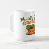 Mug Mentalement Stable, Simplement un Amoureux des Pla (Devant gauche)