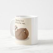 Mug Mentalité de paresseux (Devant gauche)