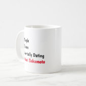 Mug Mentally Dating Kaori Sakamoto Customize Status (Devant gauche)