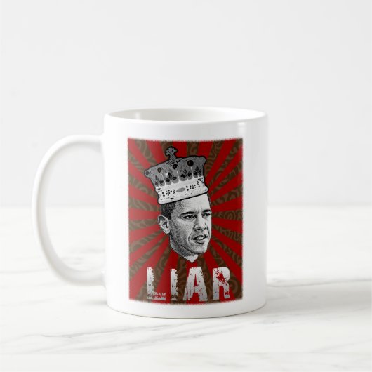 Mug Menteur d'Obama (Gauche)