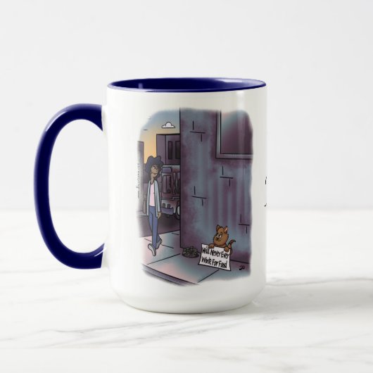 Mug Mention de chatte (Gauche)