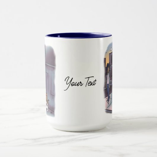 Mug Mention de chatte (Centre)
