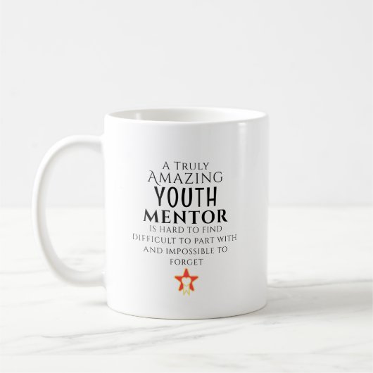 Mug Mentor de jeunesse incroyable difficile à trouver (Gauche)