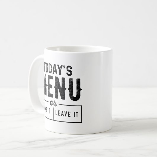 Mug Menu du jour (Devant gauche)