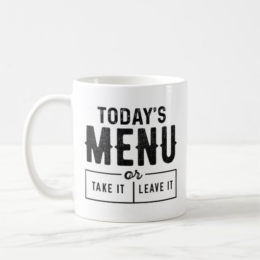 Mug Menu du jour (Gauche)