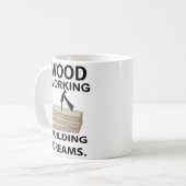 Mug Menuisier ébéniste charpentier (Devant gauche)