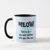 Mug MEOW ! C'est tout (Gauche)