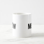 Mug Meow, conception des textes avec des oreilles de (Centre)