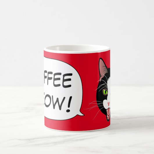Mug MEOW de CAFÉ de conversation de chat ! par (Centre)