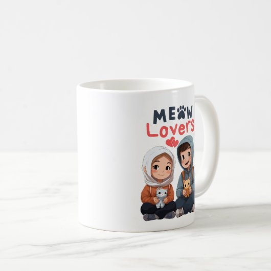 Mug Meow lovers (Devant droit)