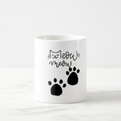 Mug MEOW MEOW MEOW AMOUREUX DE LES CHATS DESIGN #CatLa (Centre)