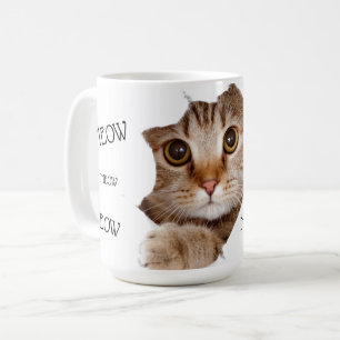 Mug Meow Smell Nip Funny Chat Photo