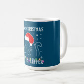Mug Meowa Catmas Mère Fluffer Funny Chat Noël (Devant droit)