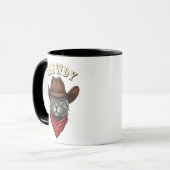 Mug Meowdy Cowboy Cat Western Funny Cowpoke Kitty (Devant gauche)