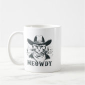 Mug Meowdy - Mashup Between Meow And Howdy - Funny Cat (Gauche)