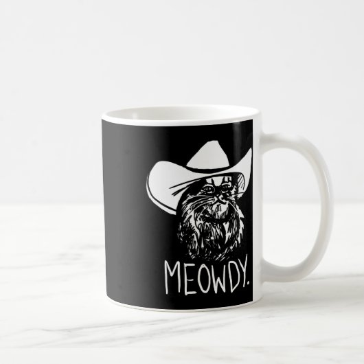Mug Meowdy Texas Cat Meme (Droite)
