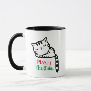 Mug Meowny Noël Dormir Kitty