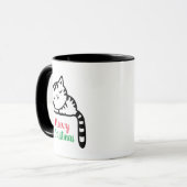 Mug Meowny Noël Dormir Kitty (Devant gauche)