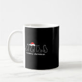 Mug Meowo Catmas Chat Noël Cute Kitten Chats Père Noël (Gauche)