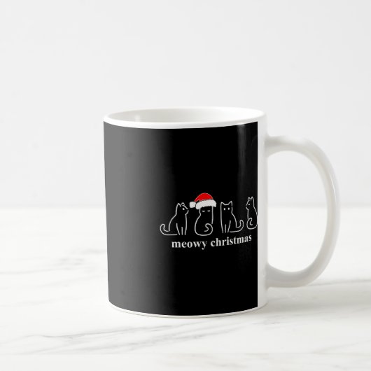 Mug Meowo Catmas Chat Noël Cute Kitten Chats Père Noël (Droite)