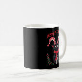Mug Meowry Krampus Funny Krampus Is Coming To Town Cat (Devant droit)