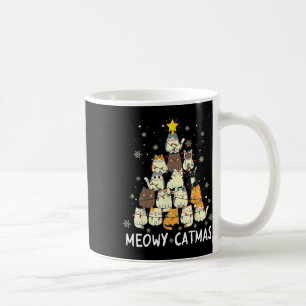 Mug Meowy Catmas Cat Arbre de Noël Xmas Filles Garçons