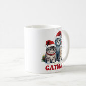 Mug Meowy CaTMas trois chats SMiling (Devant droit)