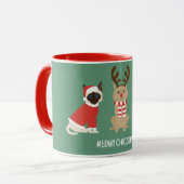 Mug Meowy Christmas Cats (Devant gauche)