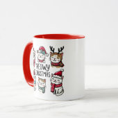 Mug Meowy Christmas Cats (Devant gauche)