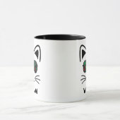 Mug Meowy Christmas Kitty Chat Lunettes de soleil Café (Centre)