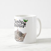 Mug Meowy Noël Chat Dormir Noël (Devant droit)