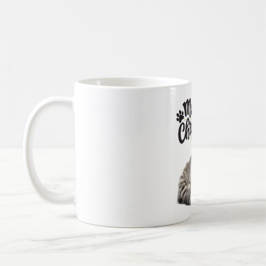 Mug Meowy Noël Chat Dormir Noël (Gauche)