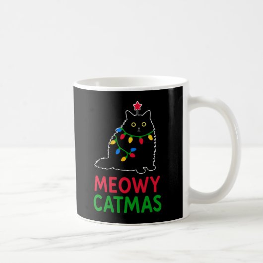 Mug Meowy Noël de chat (Droite)