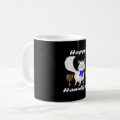 Mug Meowzel d'un drôle de chat juif hanoukka chanuka (Devant gauche)