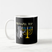 Mug Meowzel Tov Jewish Cat Funny Hanukkah Chanukah Pjs (Gauche)