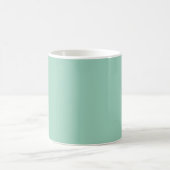 Mug Mer clair Vert Mode Couleur Tendance Mer Mousse (Centre)