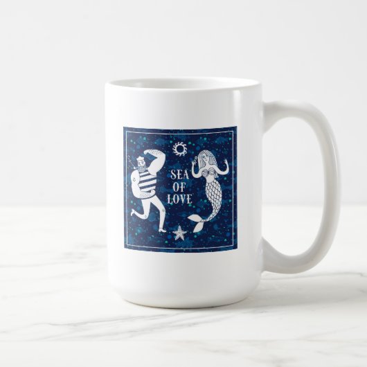 Mug Mer d'affiche d'amour (Droite)