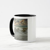Mug Mer des Caraïbes, îles Caïmanes.  Foules écrasante (Devant gauche)