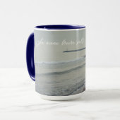 Mug Mer froide et calme pendant la journée d'hiver (Devant gauche)