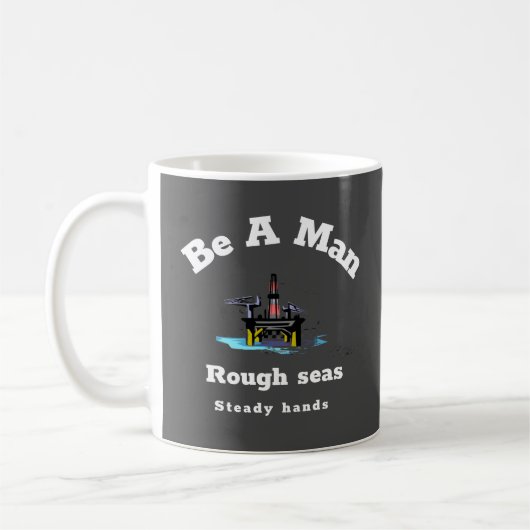 Mug mer, mer agitée, main ferme T-shirt (Gauche)