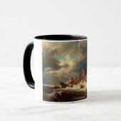Mug Mer orageuse avec épave (par Marcus Larson) (Devant gauche)