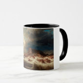 Mug Mer orageuse avec épave (par Marcus Larson) (Devant droit)