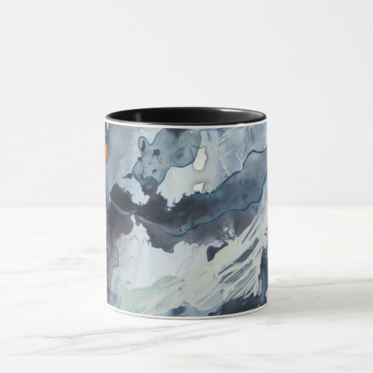 Mug Mer polyphonique - Bleu (Centre)
