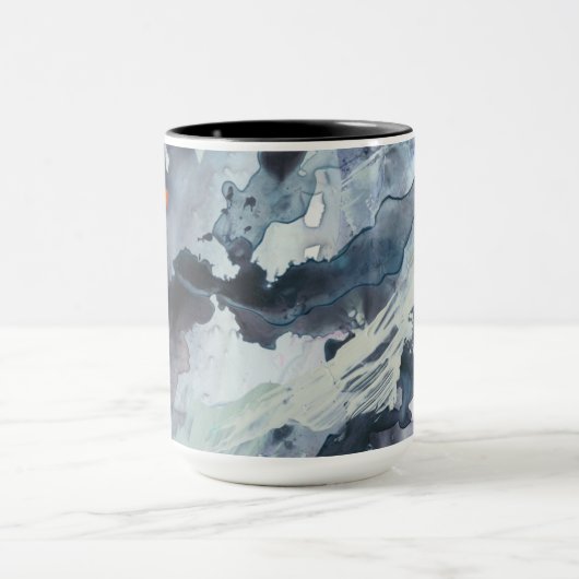 Mug Mer polyphonique - Bleu (Centre)