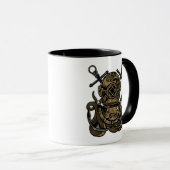 Mug Mer profonde, Ocean Bell Diver, Octopus, Ancre, (Devant droit)